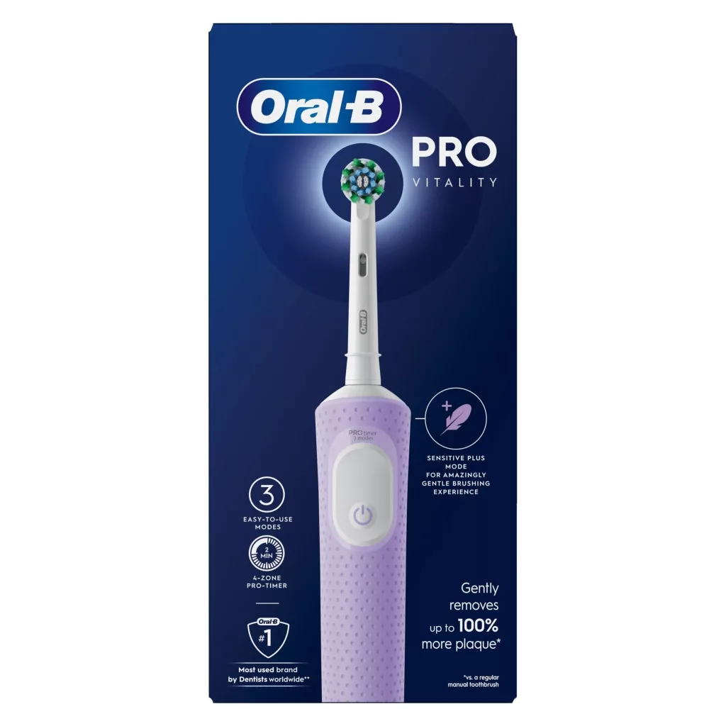 Oral-B Vitality Pro Protect X Clean lila elektromos fogke
