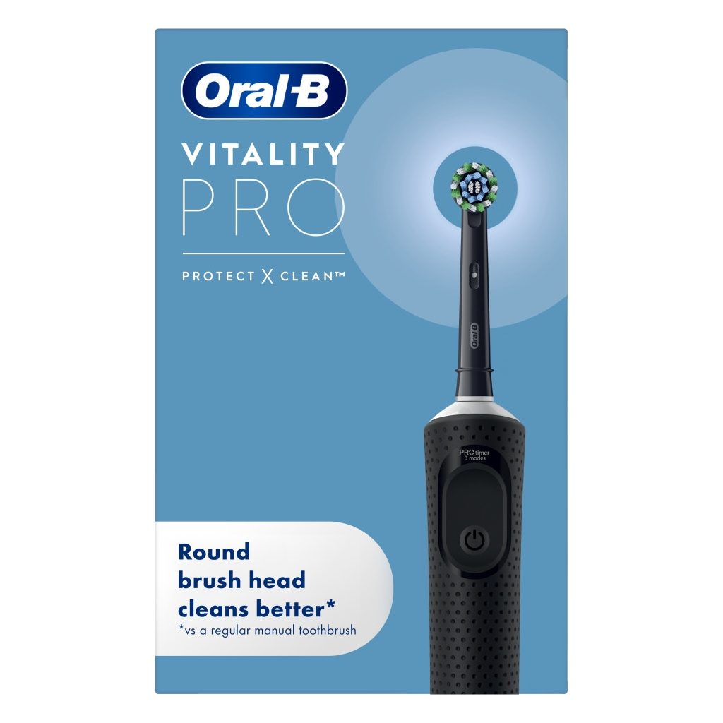 Oral-B Vitality Pro Protect X Clean fekete elektromos fogke