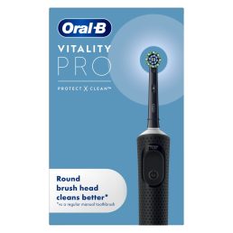 Oral-B Vitality Pro Protect X Clean fekete elektromos fogke