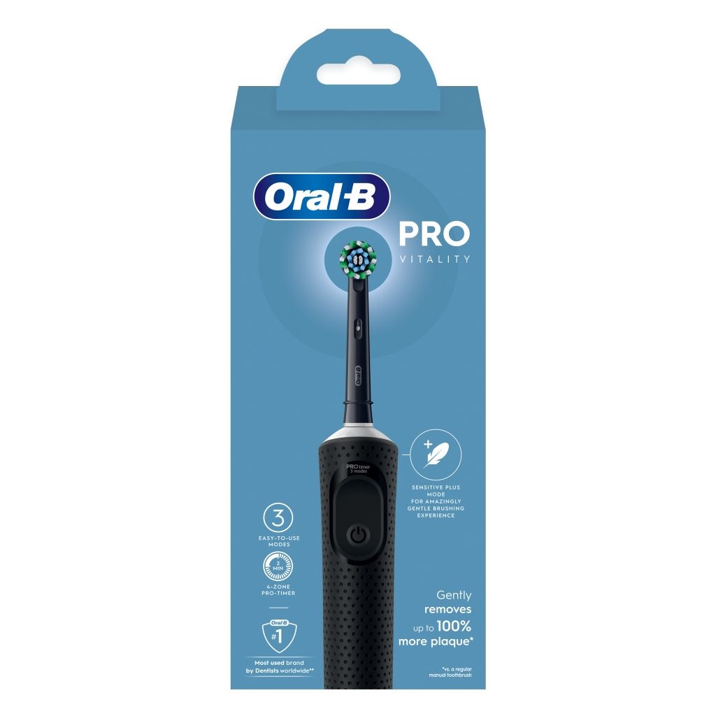 Oral-B Vitality Pro Protect X Clean fekete elektromos fogke