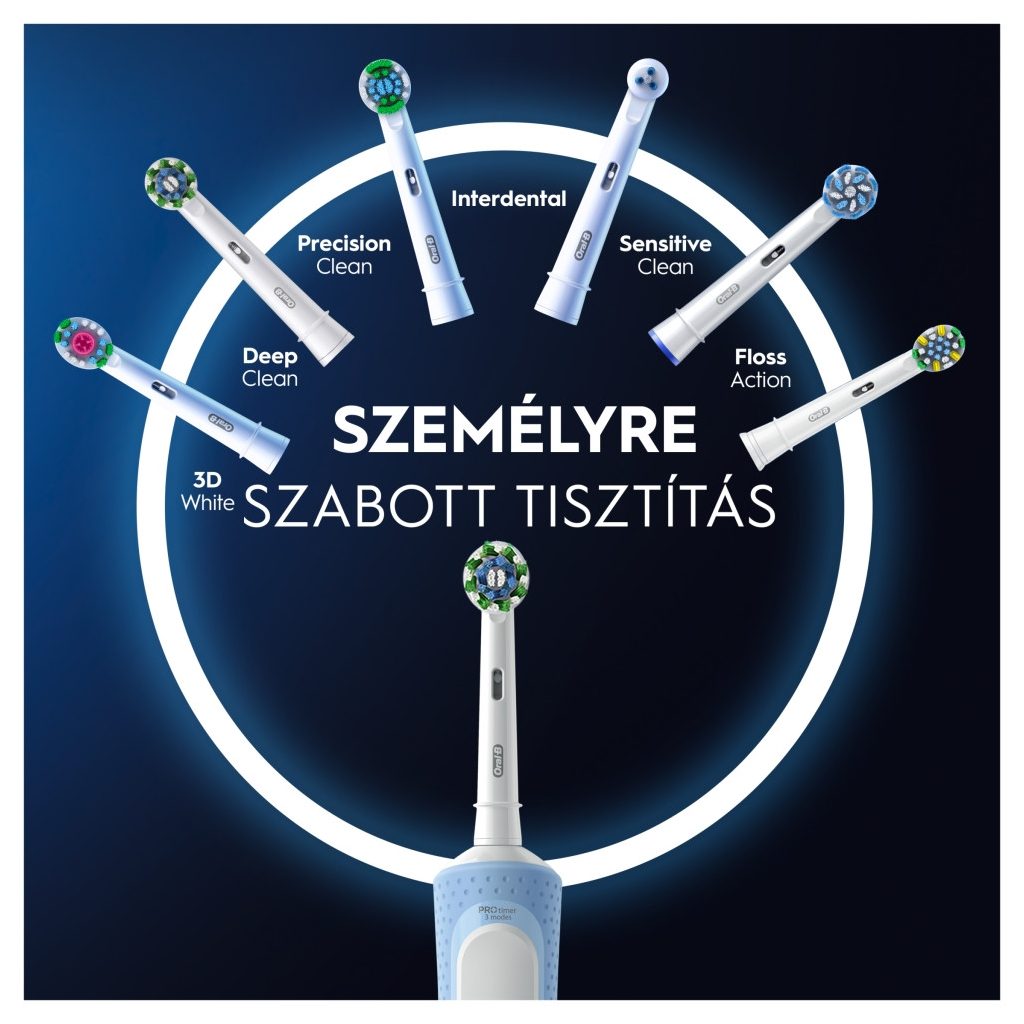 Oral-B Vitality Pro Protect X Clean fekete elektromos fogke