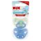 NUK Signature szilikon cumi 6-18hó 2 db (fiú)
