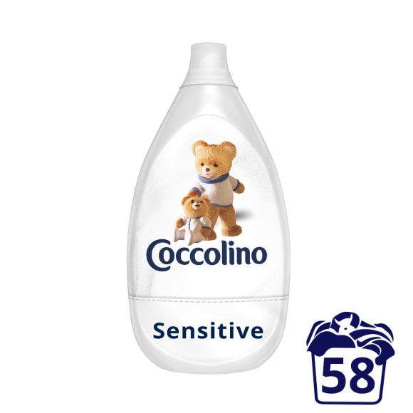 Coccolino Ultimate Care Sensitive Pure ultrakoncentrált öblítő 870 ml (58 mosás)