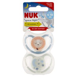 NUK Space night cumi 6-18 hó 2 db (fiú)