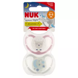 NUK Space night cumi 0-6 hó 2 db (lány)