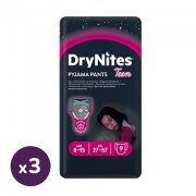   Huggies Drynites éjszakai pelenka, 8-15 éves korú lánynak, 27-57 kg, 3x9 db