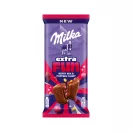 Milka ExtraFun bogyós gyümölcsös táblás tejcsokoládé 150 g