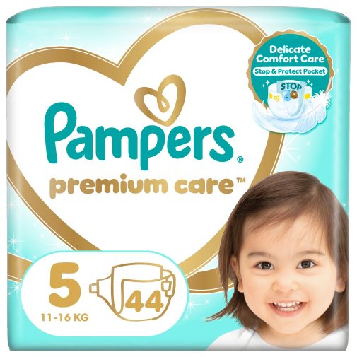 Pampers Premium Care pelenka, Junior 5, 11-16 kg, 44 db