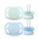 Philips Avent SCF075/02 Játszócumi ultra start neutral 0-2hó fiús 2 db (kék-zöld)