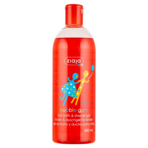 ZIAJA Gyermek hab- és tusfürdő rágógumi illattal (500 ml)