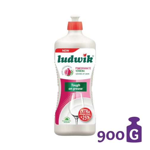 Ludwik gránátalma és verbena illatú mosogatószer (900 g)