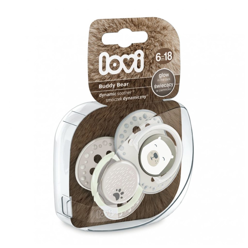 LOVI Dinamikus nyugtatócumi 6-18 hó, 2 db (Buddy Bear)