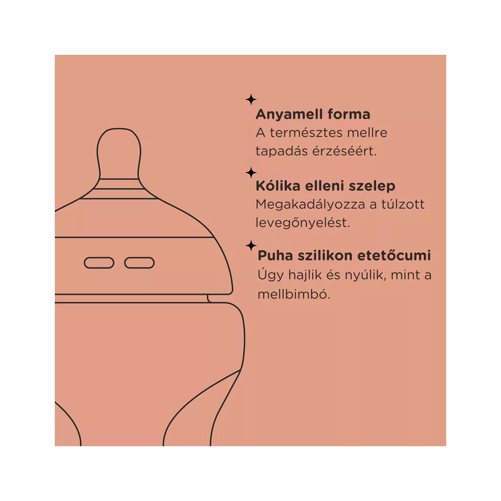 Tommee Tippee Natural Start cumisüveg (260 ml)