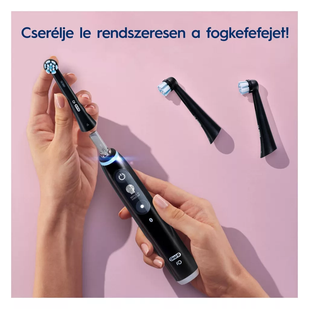 Oral-B iO Ultimate Clean fogkefefej fekete (6 db)