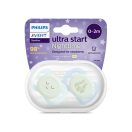 Philips AVENT SCF075/08 Ultra start játszócumi éjszakai 0-2hó, fiús (2 db)