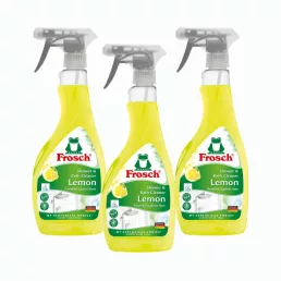 Frosch fürdőszoba tisztító spray citrommal (3x500 ml)