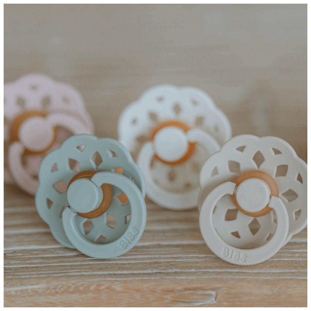 Bibs Boheme cumi 6-18 hó, 2 db (krémfehér-zsálya)