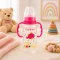 BabyBruin fogantyús cumisüveg, 240 ml (lányos)