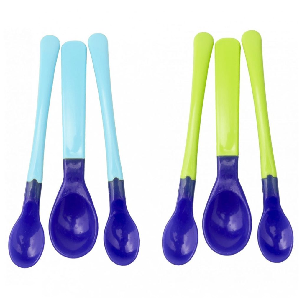 BabyBruin hőre színeződő etetőkanál, 3 db-os