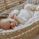 Bibs Boheme cumi 0-6 hó, 2 db (vanília-barack)