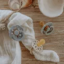 Bibs Boheme cumi 0-6 hó, 2 db (vanília-barack)