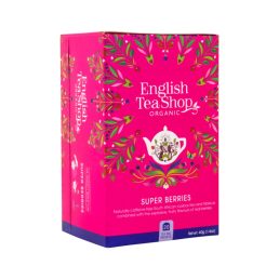  English Tea Shop Super Berries bogyós gyümölcsös bio tea (20 filter)