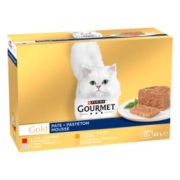   Purina Gourmet Gold alutasakos macskaeledel pástétom (12x85 g)