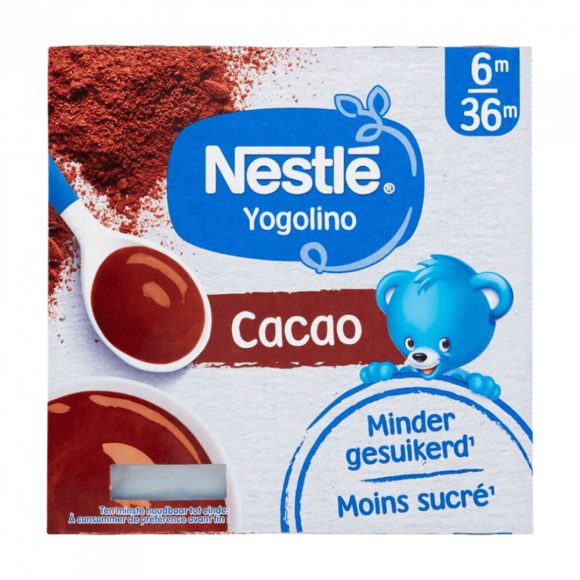 Nestlé Kakaós Yogolino babapuding 6-36 hónapos korig (4x100 g)