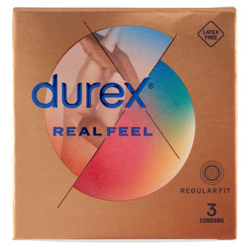 Durex Real Feel latexmentes óvszer (3 db)