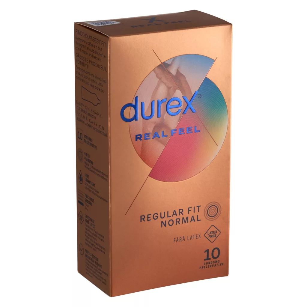 Durex Real Feel latexmentes óvszer (10 db)