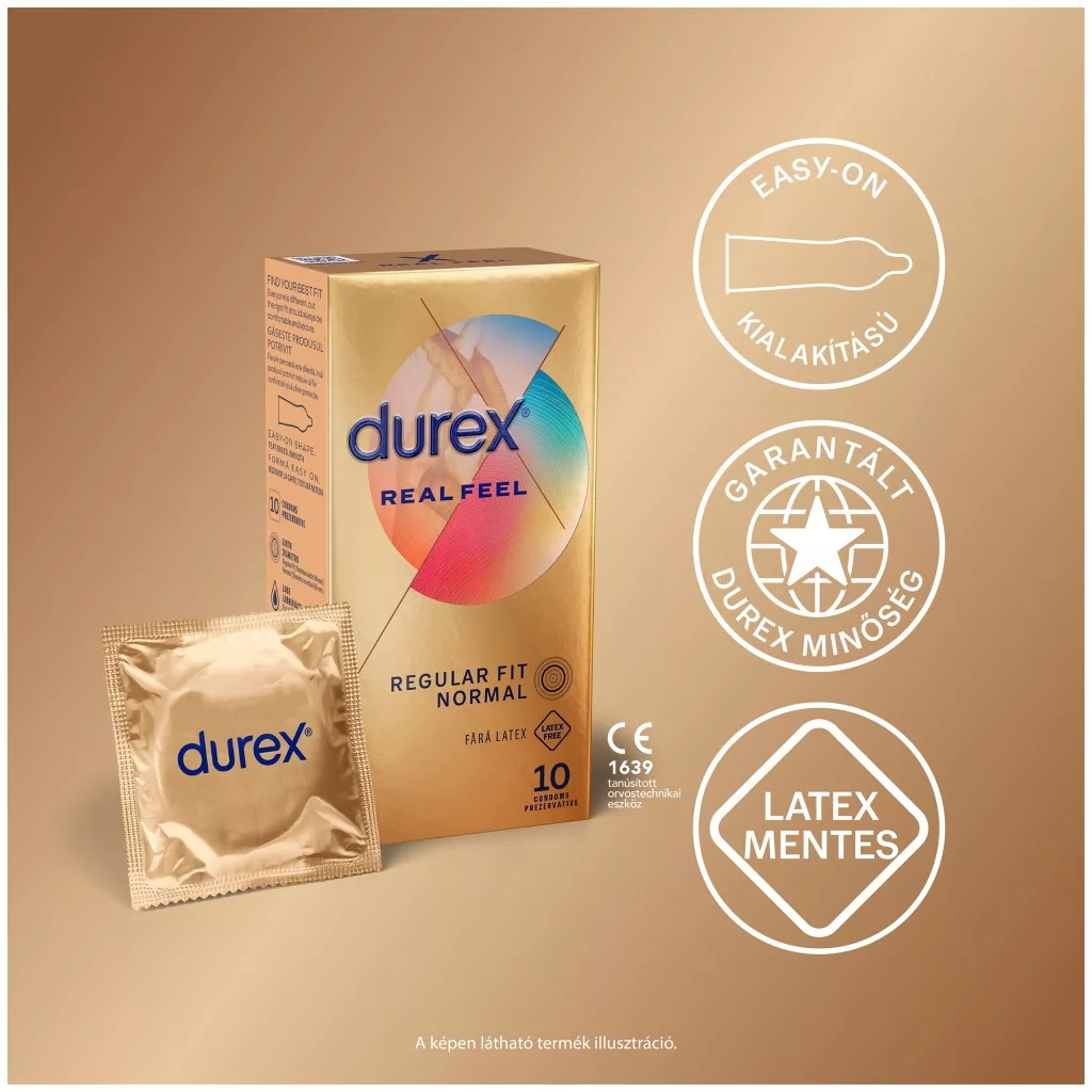 Durex Real Feel latexmentes óvszer (10 db)
