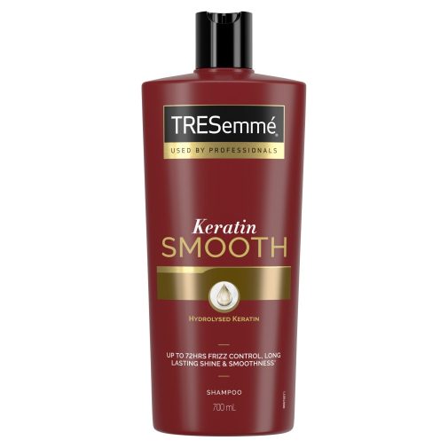 TRESemmé Keratin Smooth sampon gubancolódásra hajlamos hajra keratinnal (700 ml)