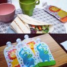 Petite&Mars Papoo Original tasak bébiételekhez - oroszlán (6 db)