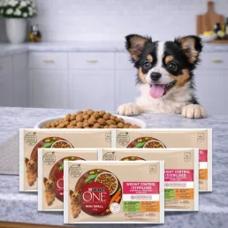   Purina One Mini Weight Control/Steril alutasakos kutyaeledel pulykával és csirkével (5x4x85 g)