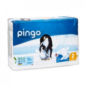 Pingo ökológiai eldobható pelenka, Mini 2, 3-6 kg, 42 db