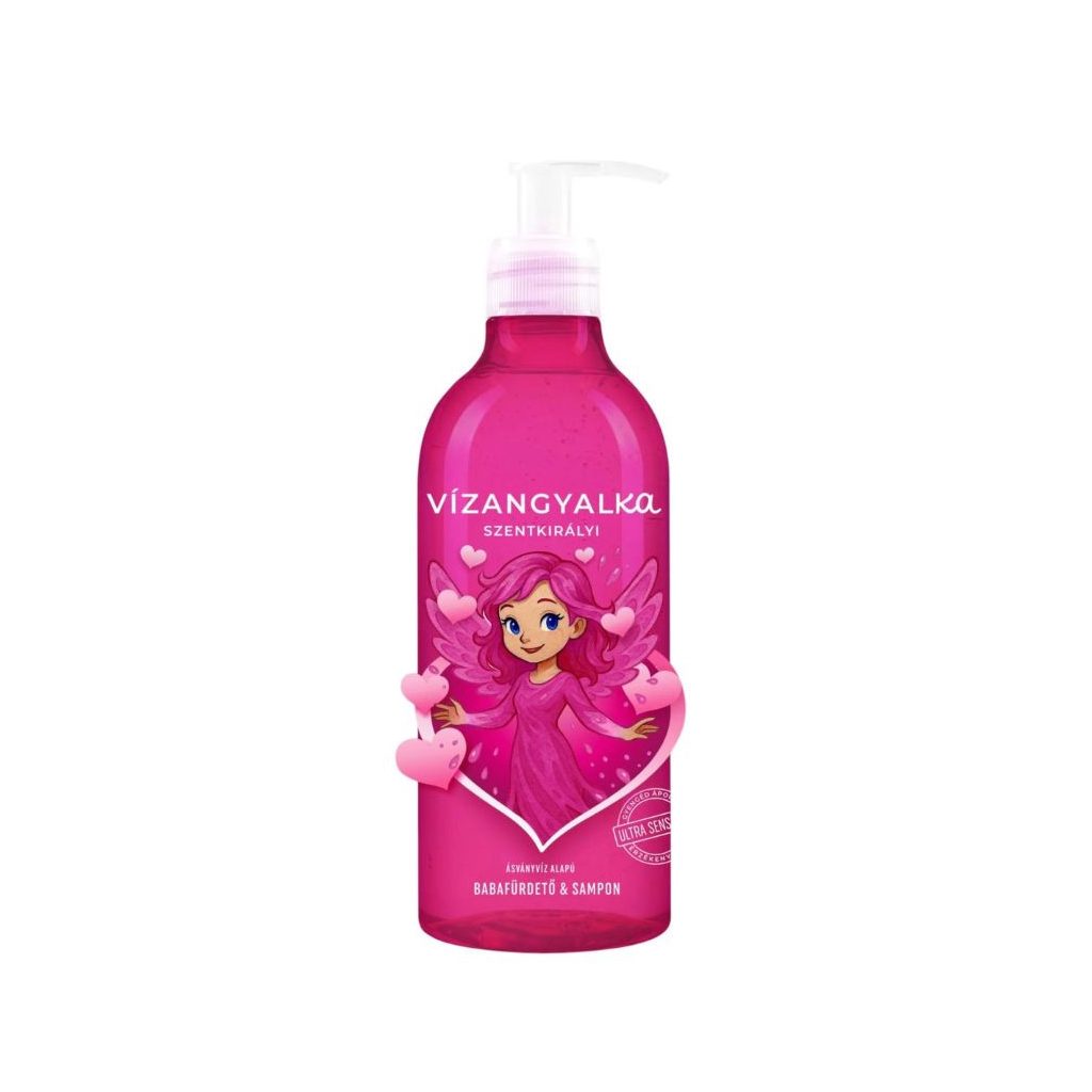 Vízangyalka Babáknak fürdető és sampon (500 ml)