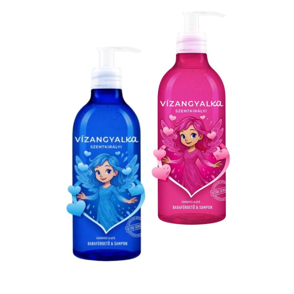 Vízangyalka Babáknak fürdető és sampon (500 ml)