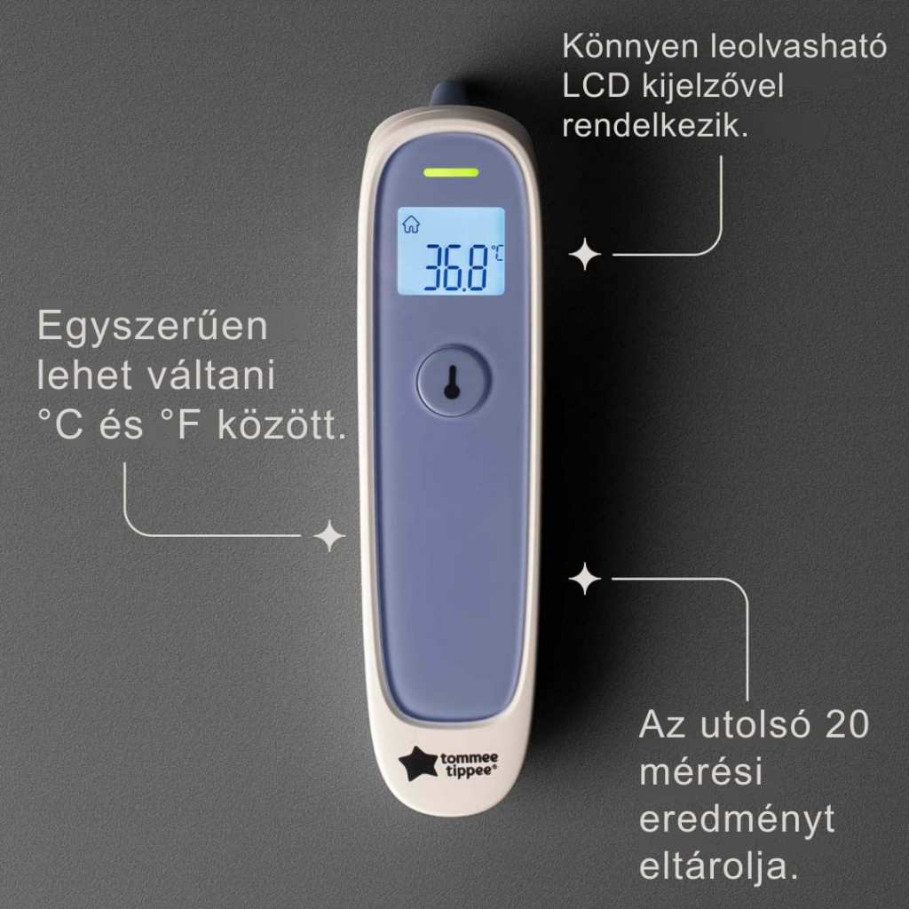 Tommee Tippee In Ear infravörös digitális fülhőmérő