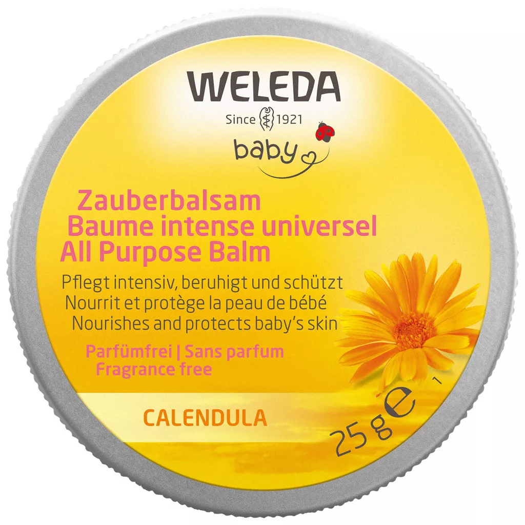 Weleda Bio körömvirágos natúr többcélú védőbalzsam babáknak (25 g)