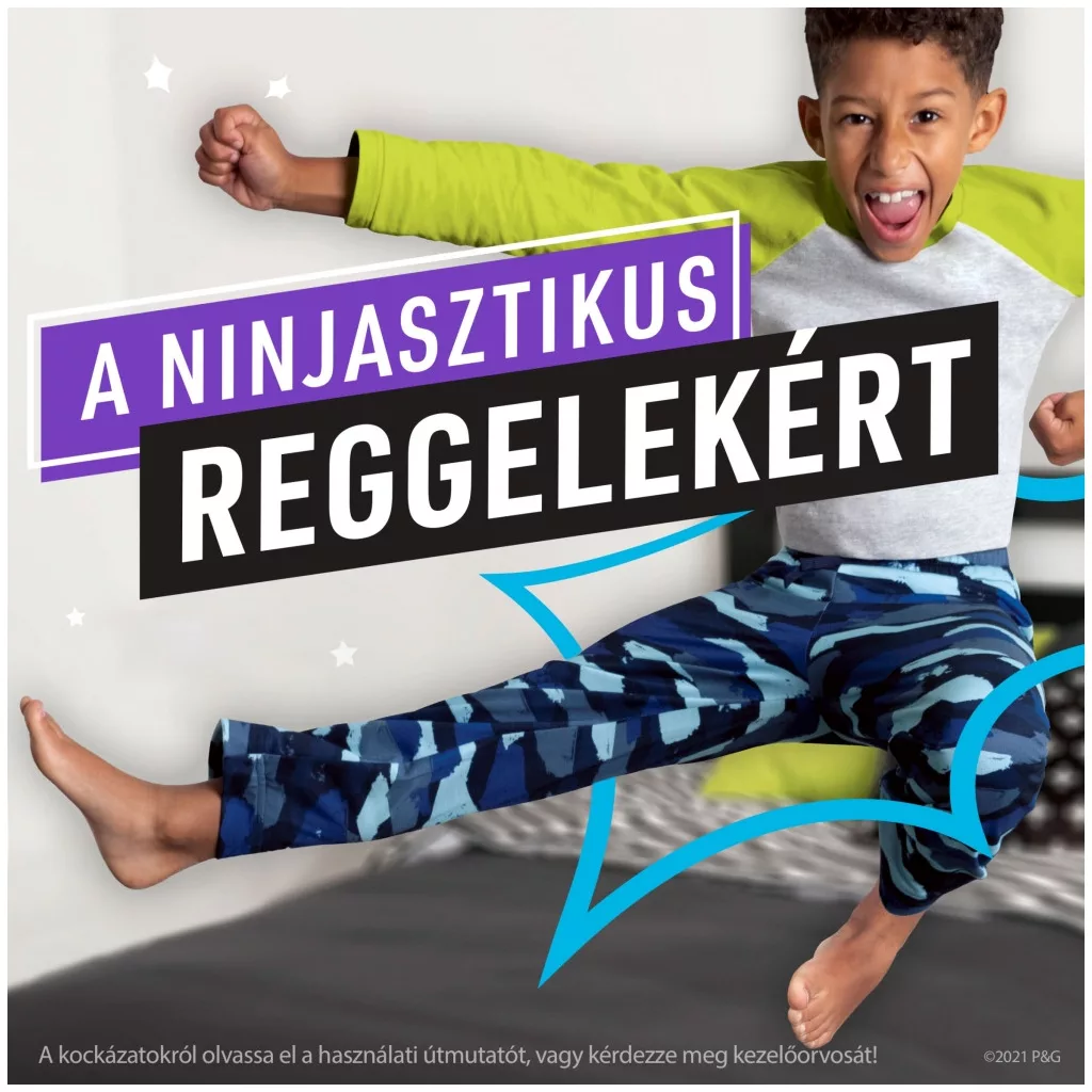 Pampers Ninjamas Pyjama Pants éjszakai bugyipelenka szívecskés 4-7, 17-30 kg, 60 db