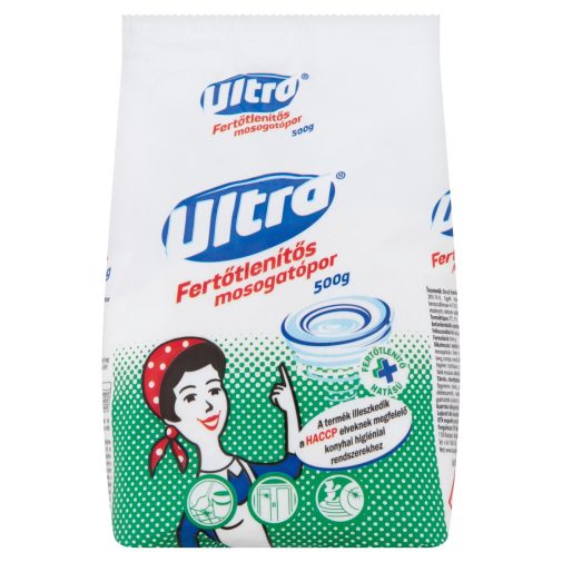 Ultra fertőtlenítős mosogatópor (500 g)