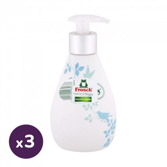 Frosch pumpás folyékony szappan érzékeny bőrre 3x300 ml