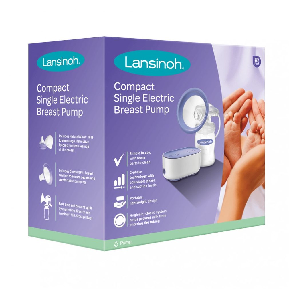 Lansinoh 2 fázisú kompakt elektromos mellszívó