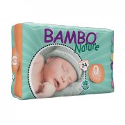 Bambo Nature pelenka, Koraszülött 0, 1-3 kg, 24 db