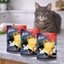   Purina Felix Party Mix Original Mix jutalomfalat macskáknak (3x200 g)