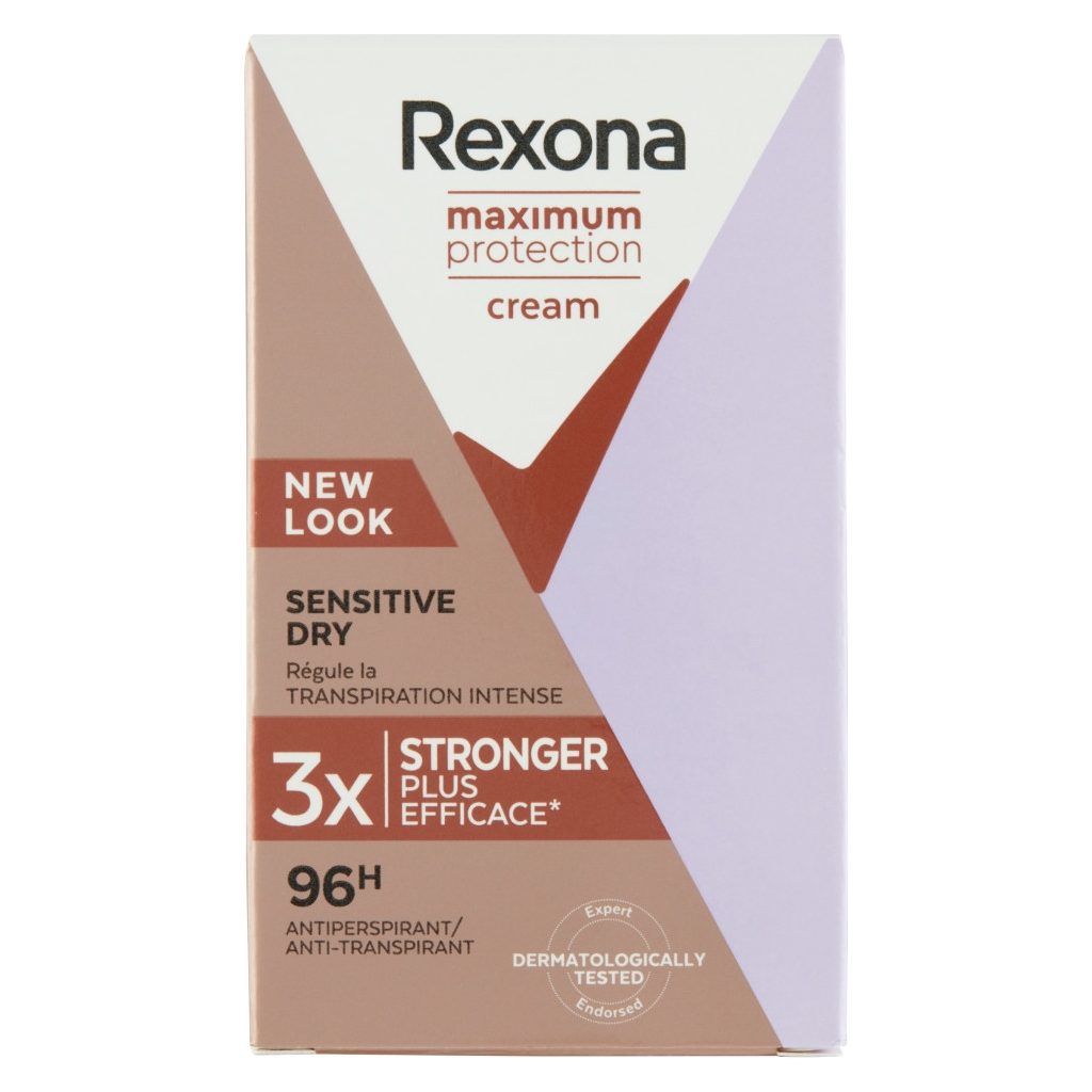Rexona Maximum Protection Sensitive női izzadásgátló krém (45 ml)