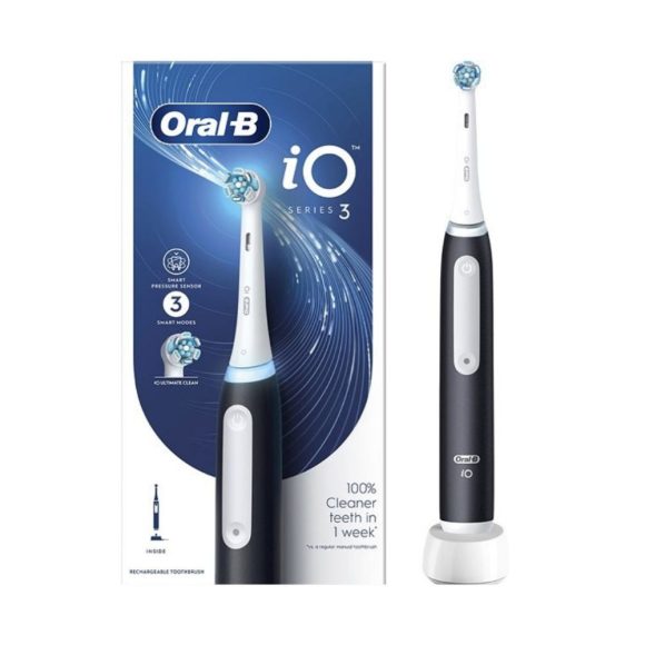 Oral-B iO3 fekete elektromos fogkefe