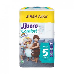 Libero Comfort pelenka megapack, Maxi+ 5, 10-14 kg, 80 db