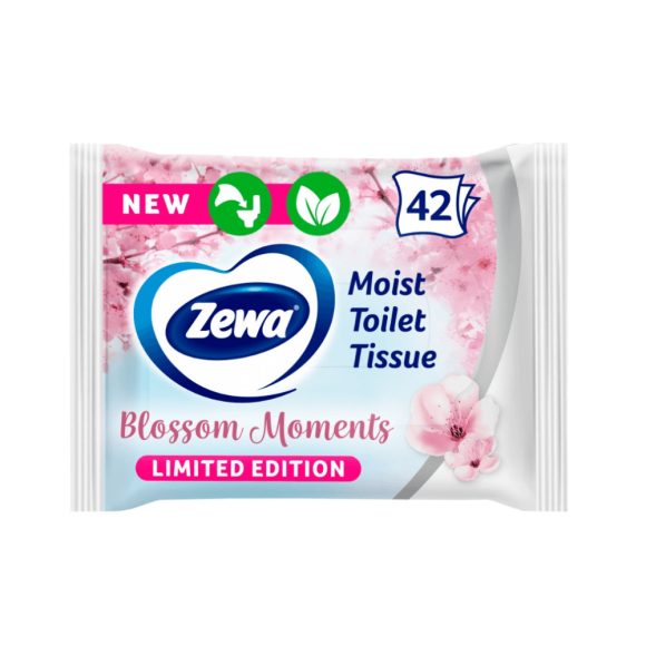 Zewa Blossom Moments illatosított nedves toalettpapír (42 db)