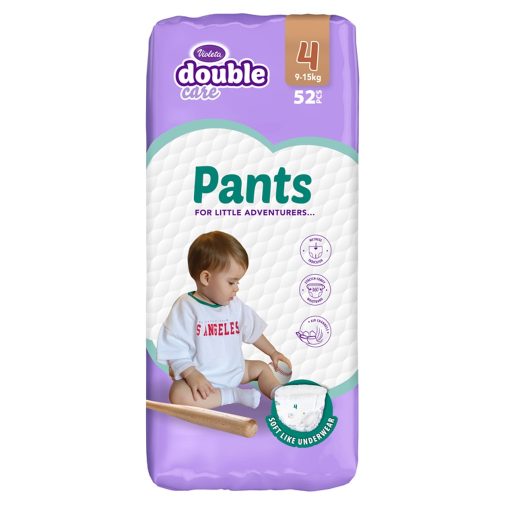 Violeta Double Care Pants bugyipelenka 4, 9-15 kg, 52 db
